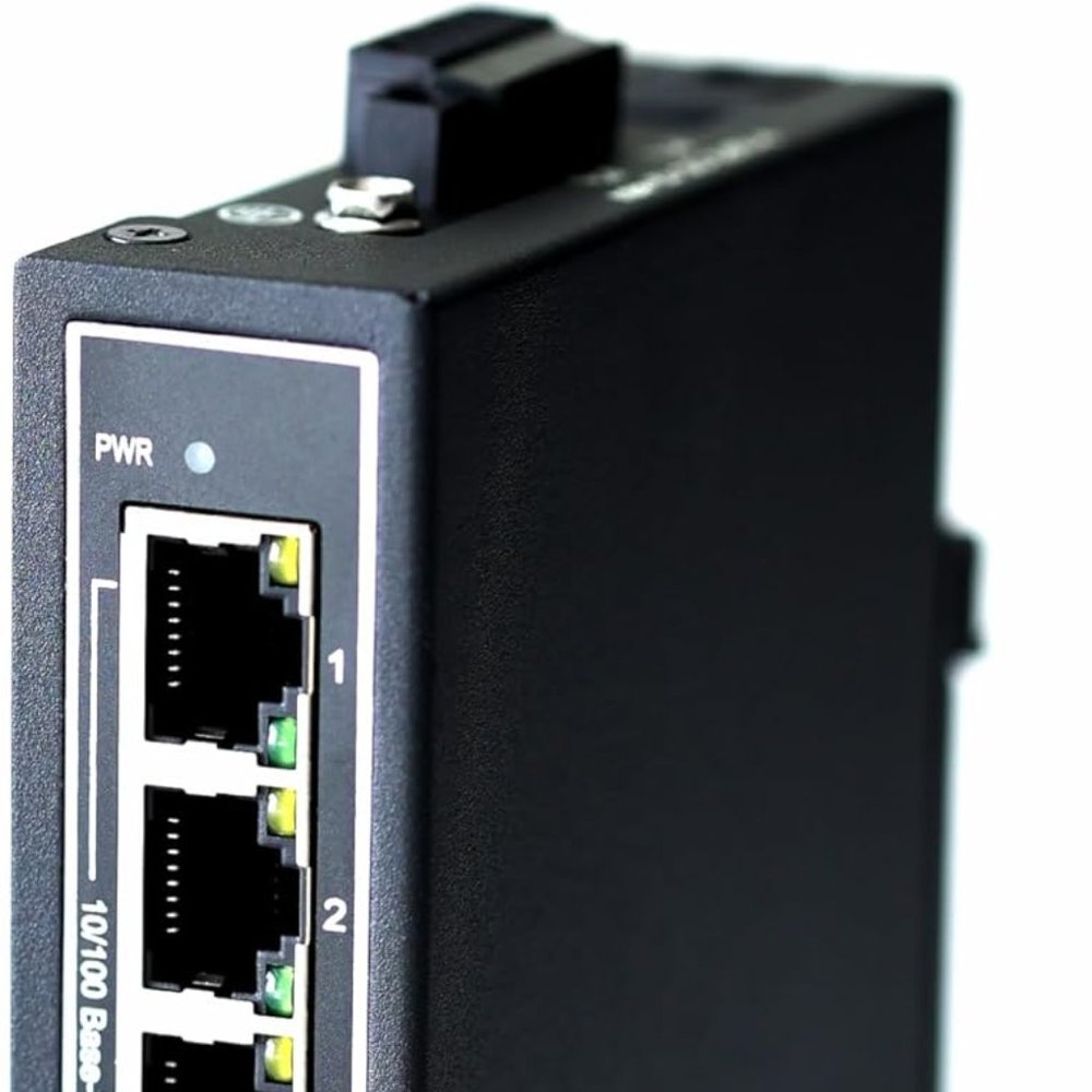 WIWAV WDH-5ET-DC 10-100Mbps Unmanaged 5-Port Industrial Ethernet Switchess